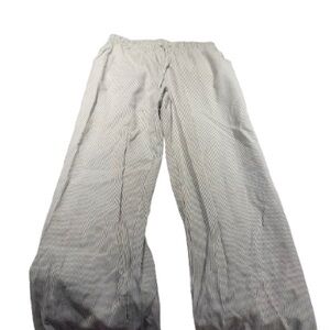 PacSun Women's Black and White Striped Straight Leg Pants